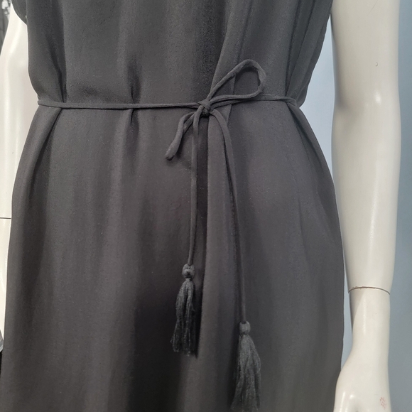 Twist & Tango black loose fit dress with colorful embroidery size small - Picture 7 of 11